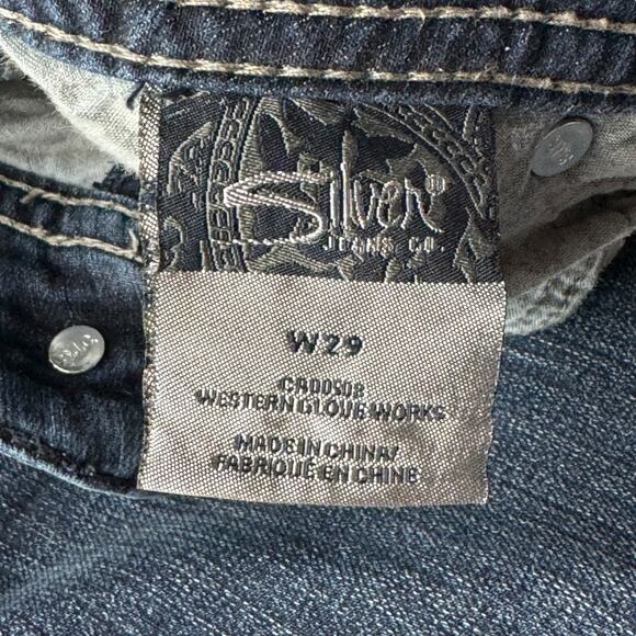 Silver Suki Capri Jeans Women's SZ 29 Blue Everyday Comfort Weekend Y2K Cropped - Picture 8 of 10